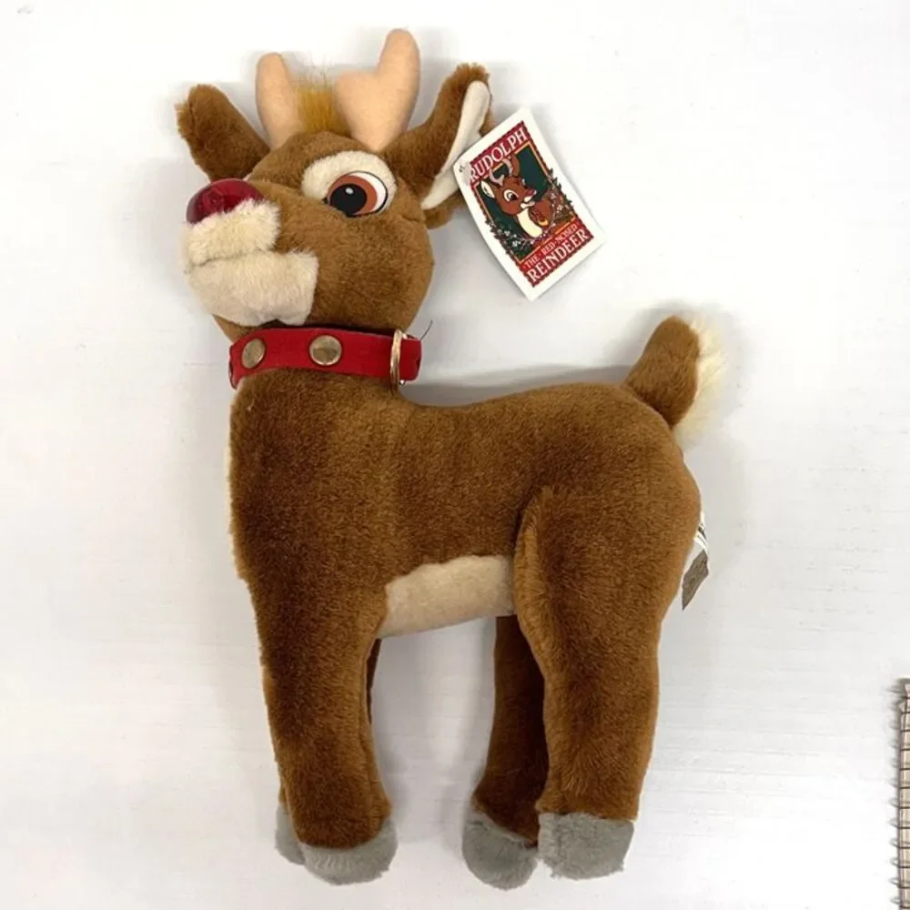 Vintage 1994 Rudolph The Red Nose Reindeer Plush By Play by Play - NEW with Tags